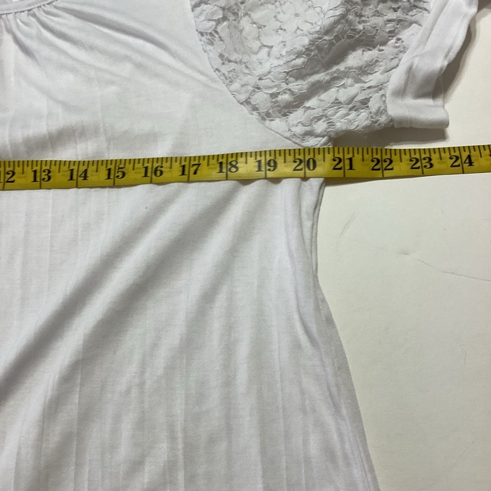 Carolyn Taylor Women’s Lace Sleeves Blouse Size Large - Picture 7 of 8